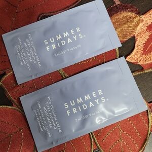 Summer Fridays Rich Cushion Cream Sample Set Of 2 New